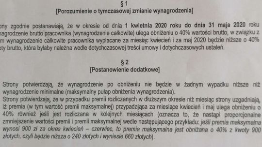 Pracownicy protestują
