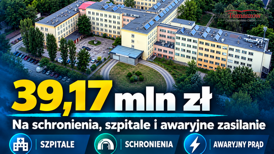 Prawie 40 mln zł na schronienia, szpitale i awaryjne zasilanie. Czy Tomaszów wykorzysta nowy program?