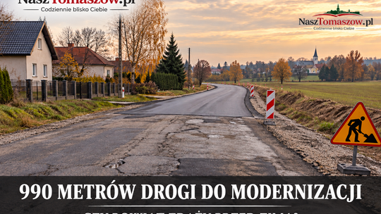 Prawie kilometr nowego asfaltu w Luboczy. Powiat chce zdążyć przed zimą, ale droga nadal będzie wąska