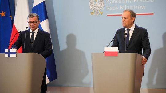 Premierzy Polski i Finlandii zadeklarowali gotowość do współpracy we wzmacnianiu granic z Rosją i Białorusią
