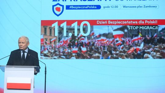 Prezes PiS: 11 października odbędzie się manifestacja przeciwko nielegalnej migracji; wzywam do udziału