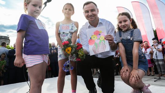 Prezydent Andrzej Duda wpadł na dzień do Tomaszowa