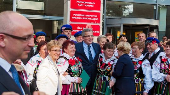 Prezydent Komorowski odwiedził Tomaszów - fotoreportaż Roberta Balickiego