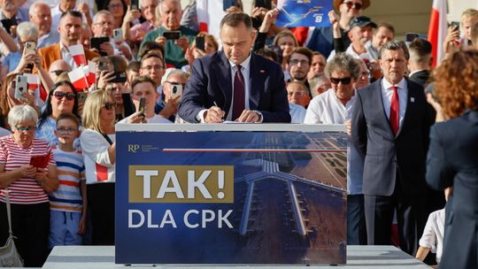 Prezydent podpisał inicjatywę ustawodawczą dotyczącą projektu ustawy o CPK