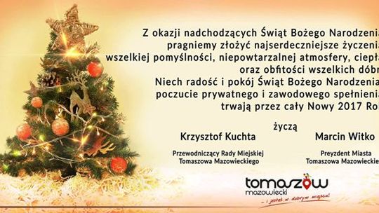Prezydent Tomaszowa Mazowieckiego na Święta