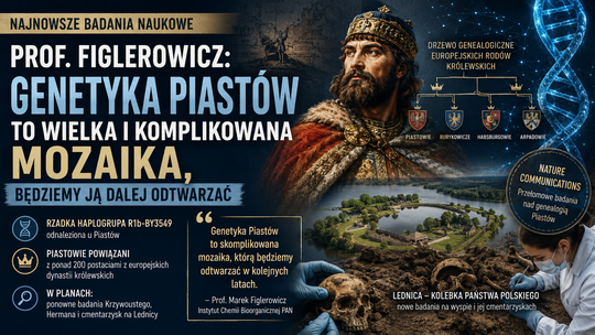 Prof. Figlerowicz: genetyka Piastów to wielka i skomplikowana mozaika. Badania będą kontynuowane