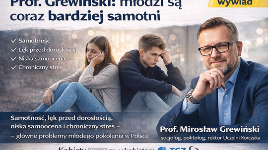 Prof. Grewiński: młodzi są coraz bardziej samotni (wywiad)