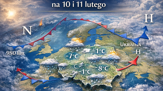 Prognoza pogody na 10 i 11 lutego