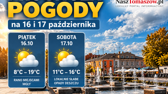 Prognoza pogody na 16 i 17 października. Jesień pokaże łagodniejsze oblicze, ale poranki będą zimne i mgliste