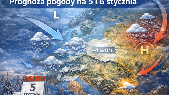 Prognoza pogody na 5 i 6 stycznia