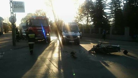 Prosto w motocyklistę. Tragiczny wypadek na Spalskiej