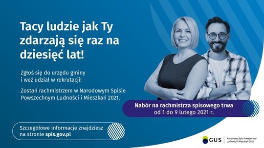 Przedłużono termin naboru kandydatów na rachmistrzów spisowych