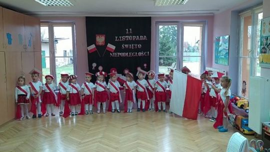 Przedszkolaki o Niepodległości