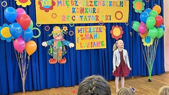 Przedszkolaki recytowały wiersze