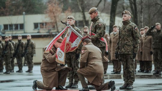 Przekazanie obowiązków dowódcy 9 Łódzkiej Brygady Obrony Terytorialnej