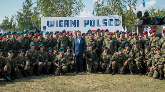 Przysięga wojskowa kadetów „Mechanika”.