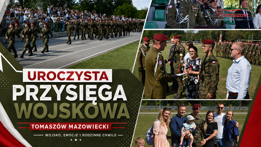 Przysięga wojskowa żołnierzy VI turnusu. Uroczysty apel w 25 Brygadzie Kawalerii Powietrznej