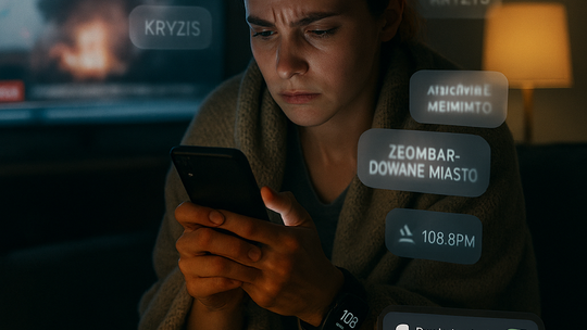 Psycholożka: dbając o dobrostan w kryzysie dawkujmy sobie informacje, selekcjonujmy ich źródła