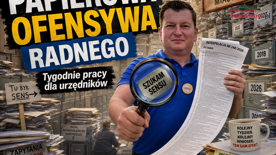 Radny zamówił dwanaście lat papierów. Za urzędniczy maraton zapłacą mieszkańcy