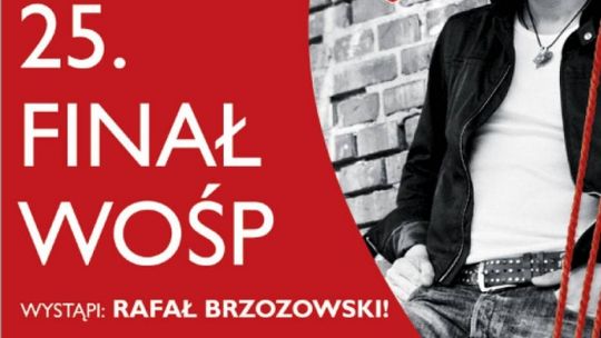 Rafał Brzozowski na finale WOŚP w Tomaszowie Mazowieckim