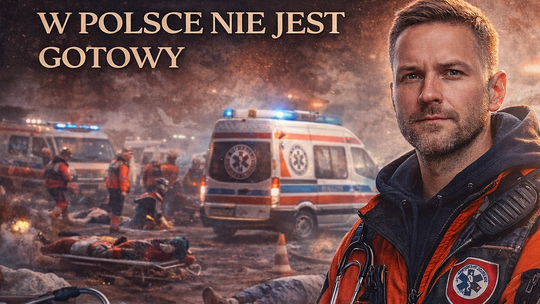Ratownik medyczny: system ratownictwa w Polsce jest nieprzygotowany na katastrofy i wojnę (wywiad)