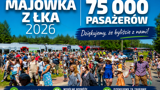 Rekordowa majówka z ŁKA. Tomaszów Mazowiecki i Spała wśród najchętniej wybieranych kierunków
