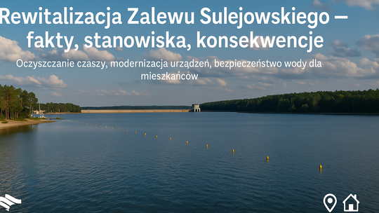 Rewitalizacja Zalewu Sulejowskiego: fakty zamiast emocji