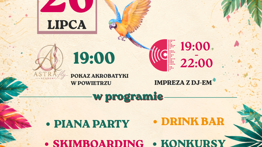 Rio Pool Party w nowym terminie. Na uczestników czeka jeszcze więcej atrakcji 🌴🎉