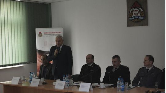 Roczna narada podsumowująca działalność KPPSP oraz Powiatoowego Zespołu Reagowania Kryzysowego