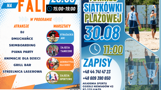 🌊 Rodzinnie na Fali – pożegnaj wakacje razem z nami! ☀️