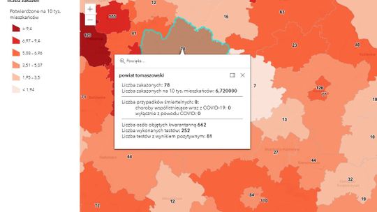Rośnie liczba chorych w naszym powiecie 