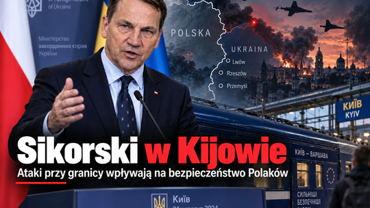Rosyjskie drony uderzyły kilometr od granicy z Polską. Sikorski: bezpieczeństwo Polski i Ukrainy jest nierozerwalnie związane