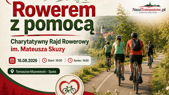 Rowerem z pomocą. Charytatywny rajd im. Mateusza Skuzy już w niedzielę