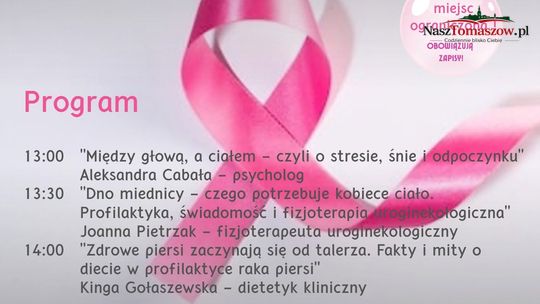 „Różowa Sobota” w Tomaszowie. Będą ćwiczyć, rozmawiać o zdrowiu i pomagać kobietom zmagającym się z rakiem