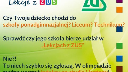 Rusza kolejna edycja „Lekcji z ZUS” i „Projektu z ZUS”