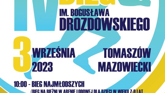 RUSZAJĄ ZAPISY NA IV BIEG IM. BOGUSŁAWA DROZDOWSKIEGO - POBIEGNIEMY TRASĄ DO SPAŁY I W ARENIE LODOWEJ!