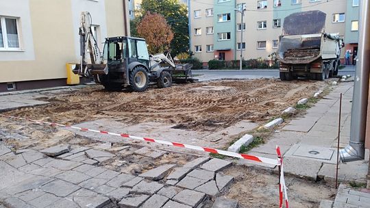 Ruszył remont fragmentu ulicy przy Polnej 27 A