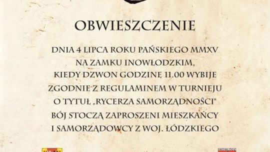 Rycerze samorządności na Zamku w Inowłodzu