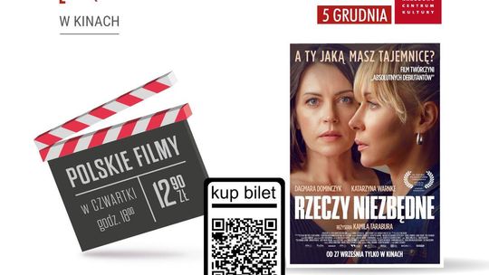 „Rzeczy niezbędne”  seans w ramach cyklu Kultura Dostępna!
