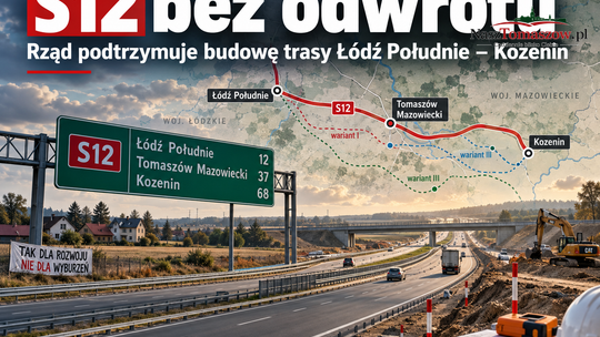 S12 przez Tomaszów jednak bez odwrotu. Ministerstwo ujawnia liczbę rozbiórek i nowy harmonogram