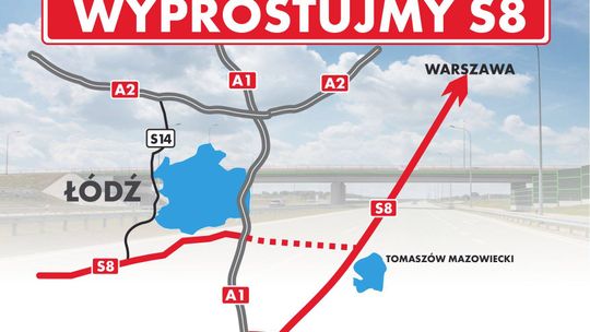 S8 z Łodzi do Tomaszowa