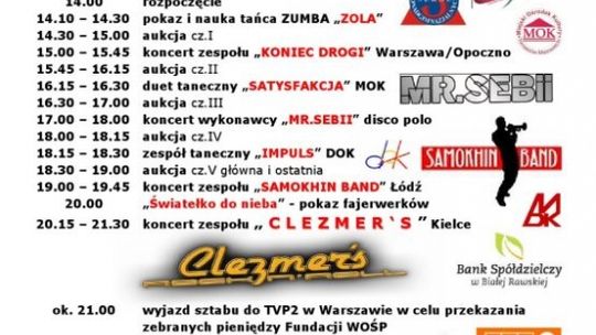 Samokhin Band i Clezmersi na tegorocznym WOŚP