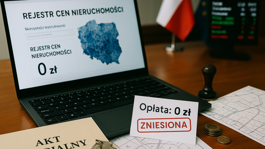 Sejm za zniesieniem opłaty za dostęp do danych z Rejestru Cen Nieruchomości
