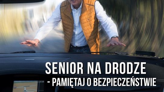 Senior bezpieczny na drodze