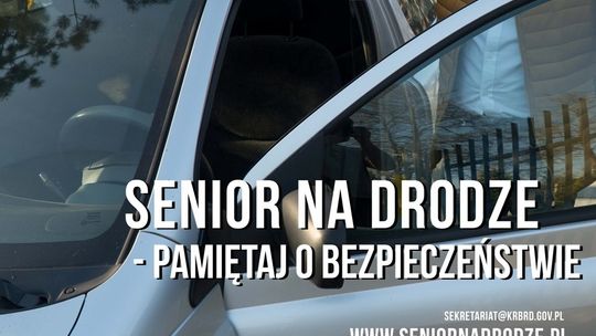 Senior na drodze – pamiętaj o bezpieczeństwie