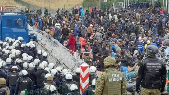 SG: w trzy dni prawie 330 prób nielegalnego przekroczenia granicy z Białorusią
