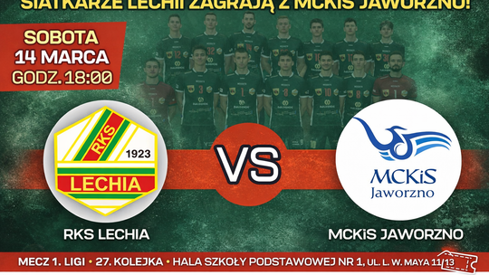 Siatkarze Lechii zagrają z MCKiS Jaworzno. Zapowiedź meczu 1. ligi