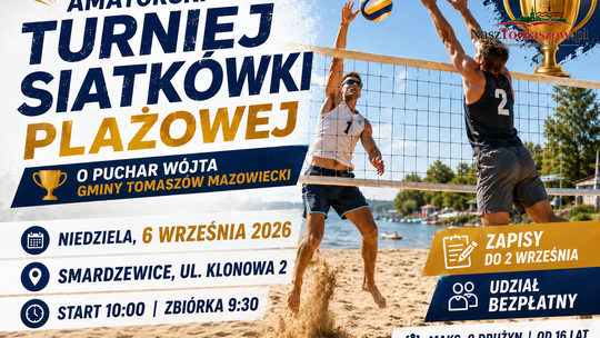 Siatkówka na piasku i Puchar Wójta. We wrześniu turniej w Smardzewicach