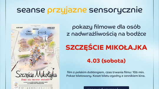 Sieć kin Helios zaprasza na seans  w ramach cyklu Helios bez Barier