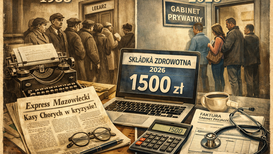 Składka zdrowotna: minęło 100 lat, a problemy te same. Co pisał „Express Mazowiecki” w 1933 roku?